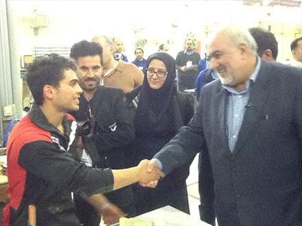 گزارش تصویری از  بازدید رئیس سازمان فنی و حرفه ای کشور  از کارگاه های مسابقات ملی مهارت