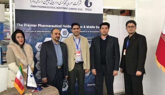 استقبال از شرکت های دارویی تامین در  نمایشگاه گرجستان