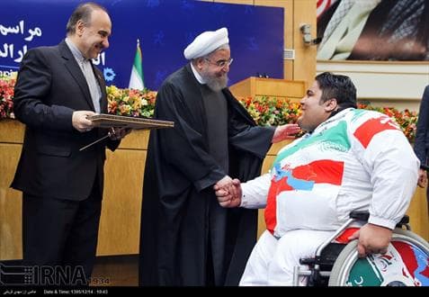 گزارش تصویری از تجلیل قهرمانان المپیک و پارالمپیک