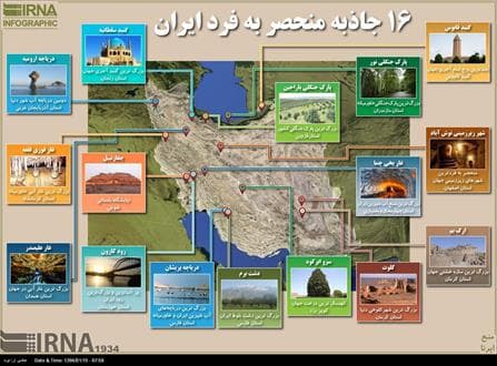 جاذبه های منحصر به فرد ایران