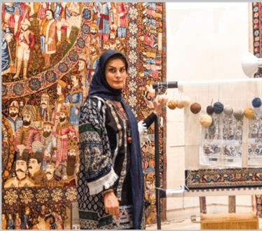 کارآفرینی و صادرات با گلیم ایرانی