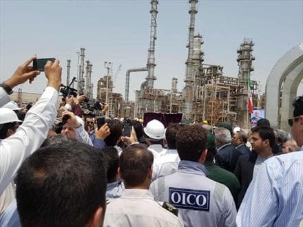 افتتاح فاز نخست پالایشگاه ستاره خلیج فارس