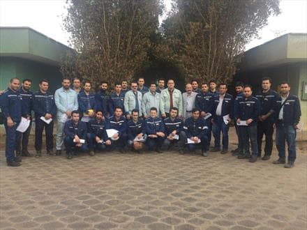 صدور گواهینامه بین المللی اپراتورهای جرثقیل سقفی در  فولاد خوزستان