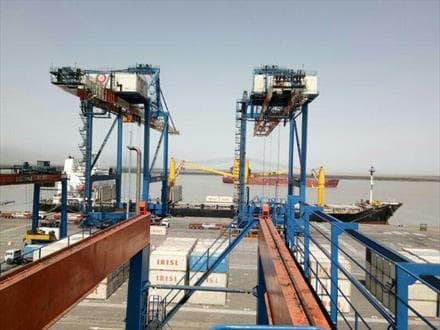 خط کشتیرانی بندرکاندلای هند به بندرعباس راه اندازی شد