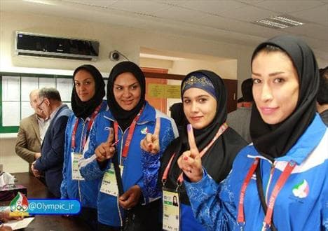 ستاره های ورزشکار پای صندوق رای+تصاویر