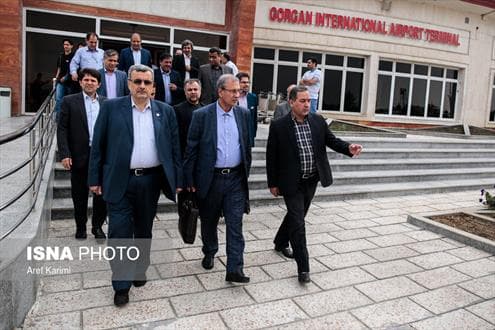 دیدار ربیعی با خانواده های حادثه دیدگان معدن یورت+تصاویر