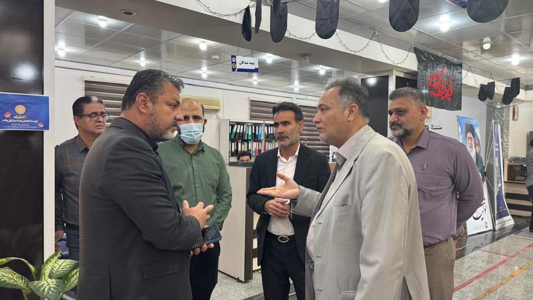 بازدید مدیرکل تأمین اجتماعی استان بوشهر از شعبه دیّر