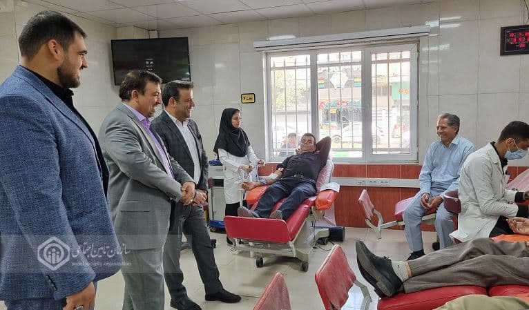 حضور جهادی کارکنان تأمین اجتماعی سیستان و بلوچستان در سازمان انتقال خون