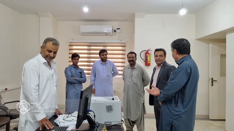 بازدید مدیرکل تامین اجتماعی سیستان و بلوچستان از شعبه خاش
