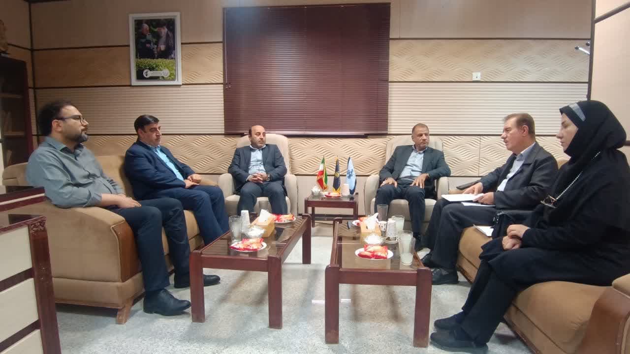 دیدار مدیران تأمین اجتماعی خوزستان با مدیرکل صدا و سیمای آبادان