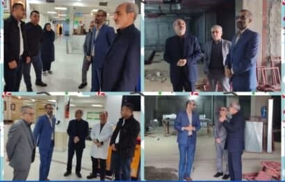 بازدید مدیر درمان تامین اجتماعی گلستان از پلی کلینیک تخصصی شهید مطهری علی‌آبادکتول