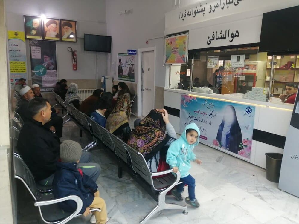  مراجعه جمع کثیری از بیماران به مراکز درمانی تامین اجتماعی استان گلستان