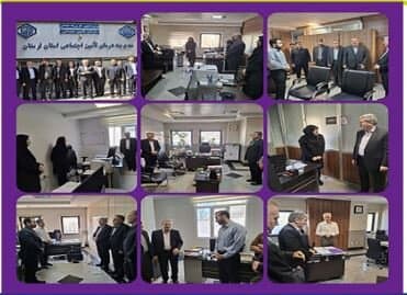 بازدید نوروزی مدیر درمان تامین اجتماعی لرستان با کارکنان ستاد مدیریت درمان
