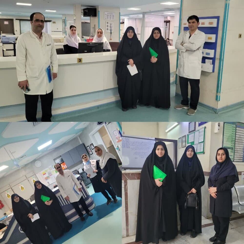 بازدید کارشناسان دانشگاه علوم پزشکی گلستان از بیمارستان تامین اجتماعی حکیم جرجانی گرگان