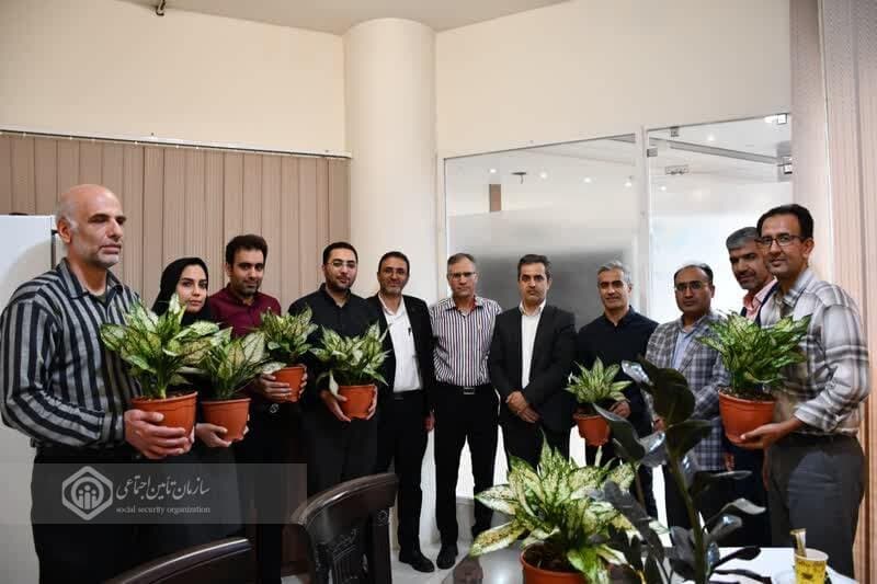 بازدید سرپرست تأمین اجتماعی اصفهان از شعبه شش