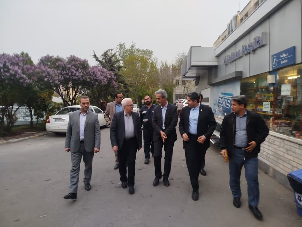 بازدید معاون درمان سازمان تأمین اجتماعی از بیمارستان ۲۹بهمن تبریز