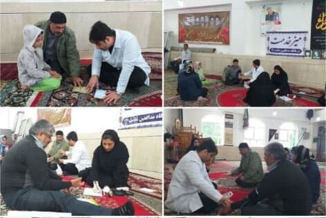 برپایی میز خدمت تأمین اجتماعی در استون‌آباد به مناسبت هفته سلامت