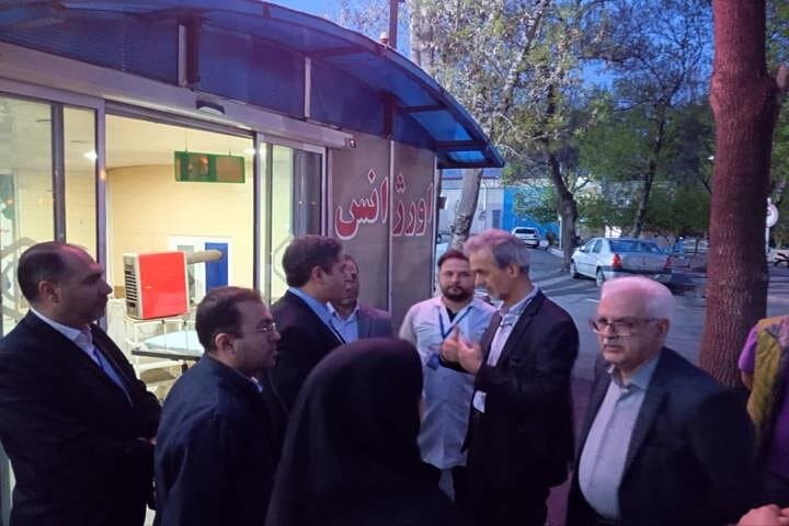 بازدید معاون درمان سازمان تأمین‌اجتماعی از بیمارستان ۲۹ بهمن تبریز
