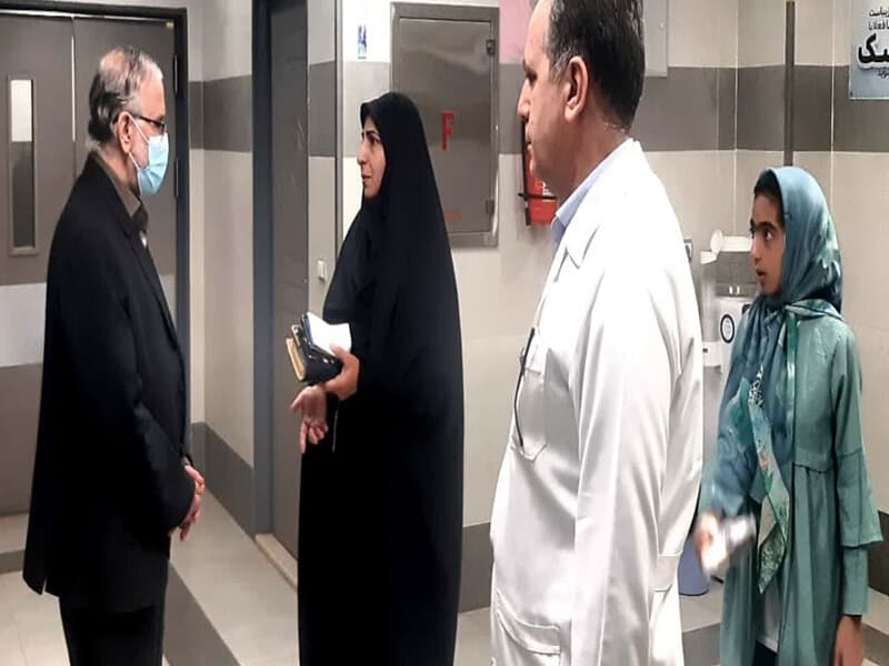 بازدید مدیر درمان تامین اجتماعی کرمان از پلی کلینیک رفسنجان