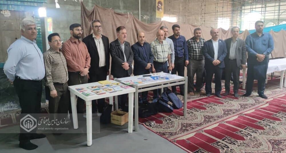 برپایی میزخدمت با حضور مدیرکل تامین اجتماعی خوزستان در مصلی اهواز