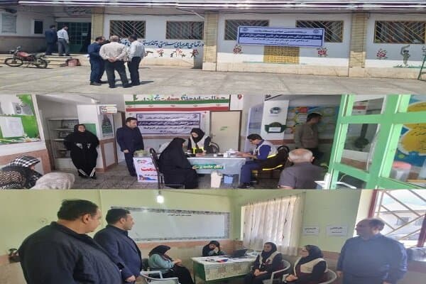 برگزاری اردوی جهادی سلامت تامین اجتماعی مازندران در گلوگاه