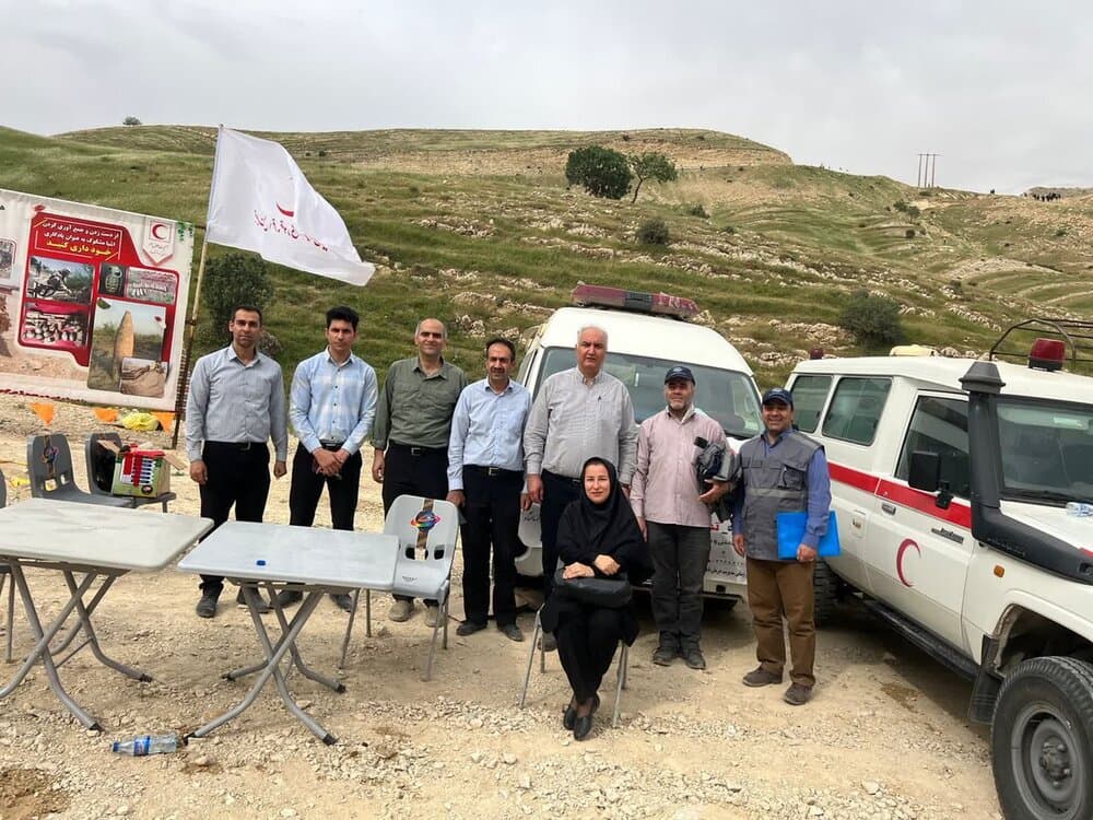 برپایی پایگاه سلامت تأمین اجتماعی کرمانشاه به‌مناسبت سالروز عملیات بازی‌دراز