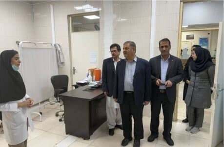 بازدید مدیر درمان تامین اجتماعی سیستان و بلوچستان از پلی‌کلینیک تخصصی الزهرا (س) چابهار
