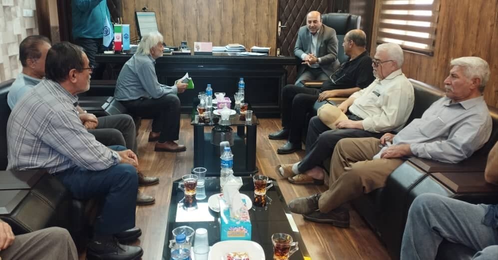 دیدار صمیمانه مدیرکل تأمین اجتماعی خوزستان با بازنشستگان استان
