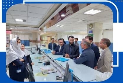بازدید مشاور وزیر تعاون از بیمارستان تامین اجتماعی امام خمینی(ره) اراک