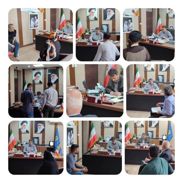 دیدار چهره به چهره مدیرکل تعاون، کار و رفاه اجتماعی خوزستان با مردم استان