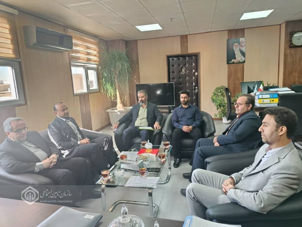 نشست تأمین‌اجتماعی البرز و شرکت تراورس برای حل چالش‌های بیمه‌ای و مالی