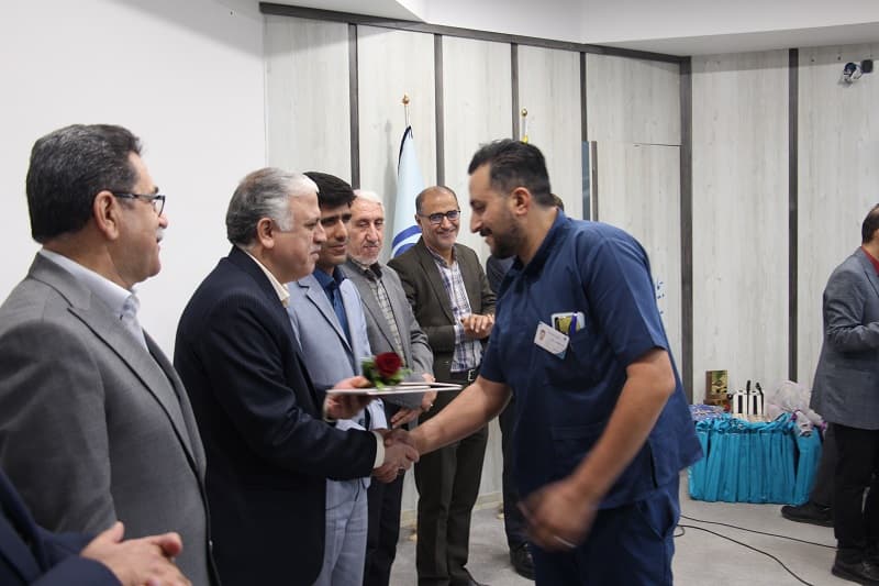 آیین تجلیل از پرستاران نمونه مدیریت درمان تأمین اجتماعی سمنان