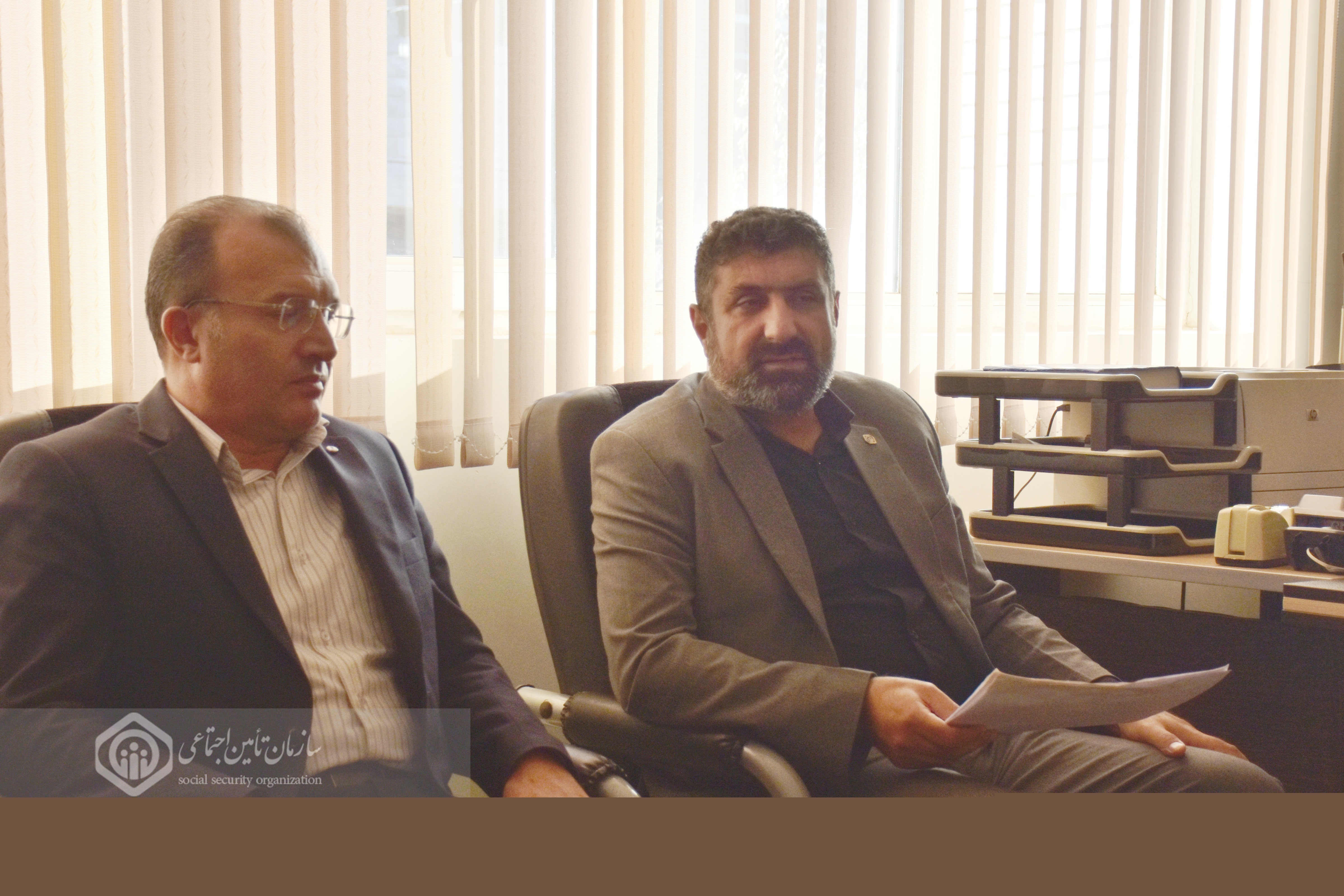 تأکید بر ارتقای کیفیت خدمات و تکریم بیمه‌شدگان در شعبه تأمین‌اجتماعی بن