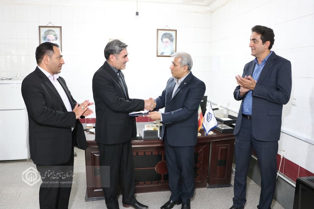 رئیس جدید تأمین اجتماعی ورزقان معرفی شد