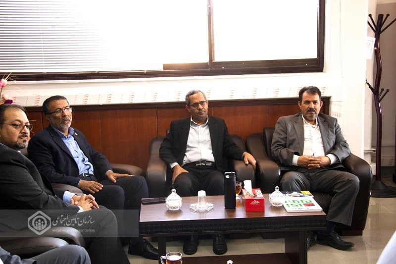 تاکید مدیران شرکت گاز و تأمین اجتماعی کرمان بر توسعه تعاملات بیمه‌ای