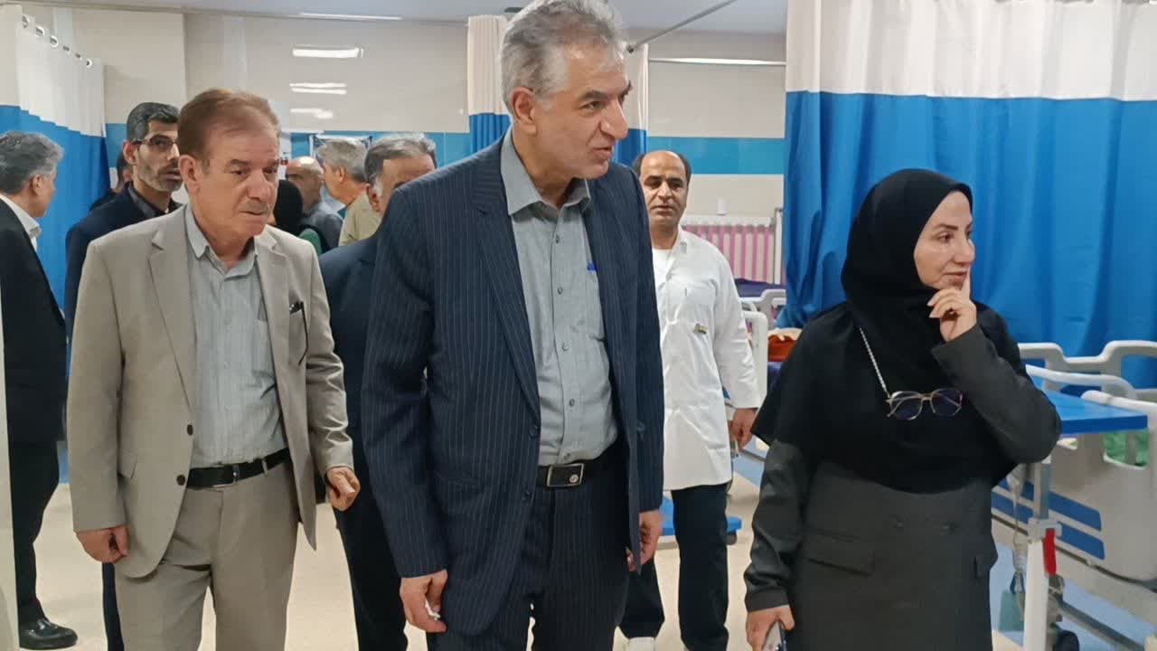 بازدید مدیرکل درمان مستقیم سازمان تامین‌اجتماعی از مراکز درمانی خوزستان