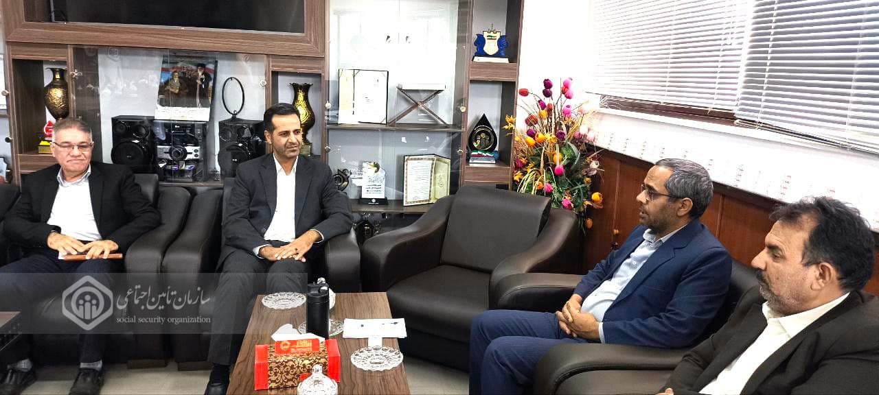 تعامل مدیران تأمین‌اجتماعی و پست کرمان برای حل مشکلات بیمه‌ای