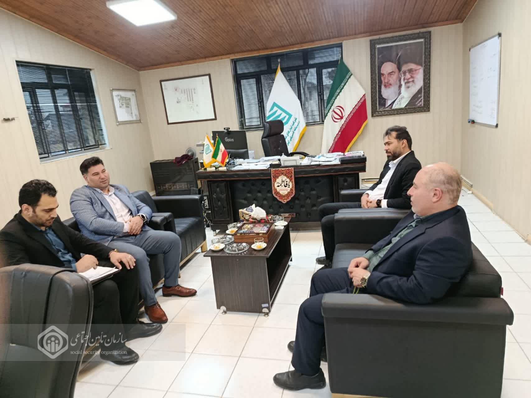 گام مشترک تأمین‌اجتماعی و انبارهای عمومی بندرآستارا برای ساماندهی بیمه کارگران