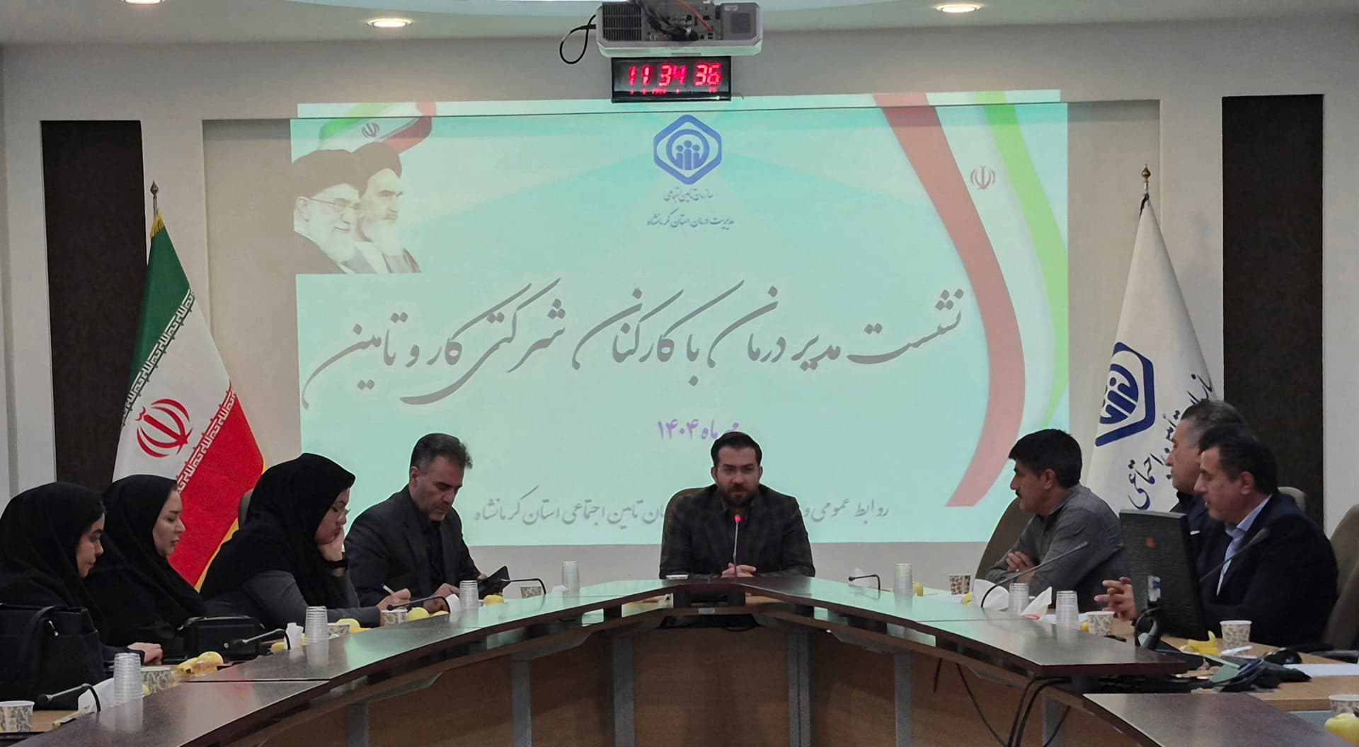 تاکید مدیر درمان کرمانشاه بر پیگیری مطالبات نیروهای شرکتی کار و تامین