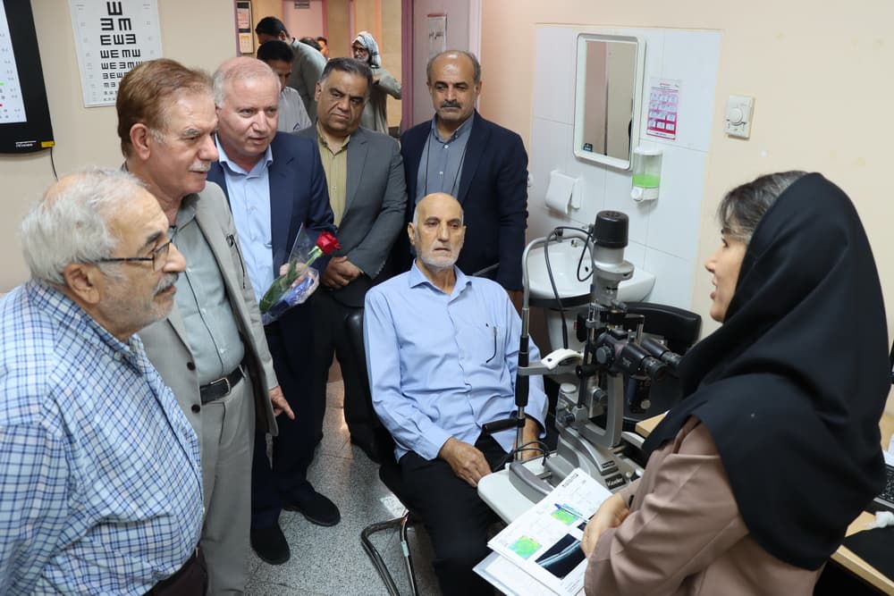 بازدید مدیر درمان تامین‌اجتماعی خوزستان از بیمارستان امیرکبیر اهواز