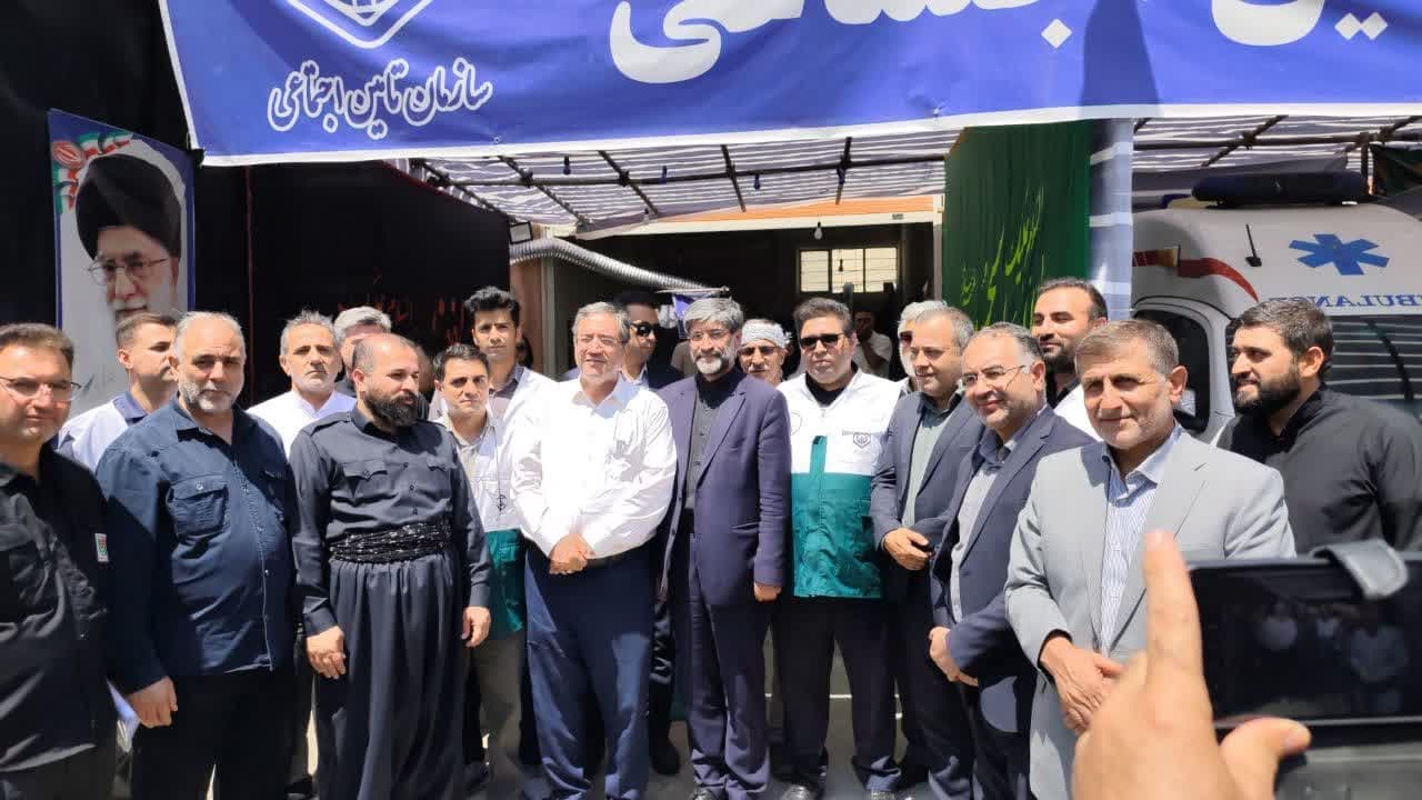بازدید استاندار آذربایجان‌غربی از موکب درمانی تأمین‌اجتماعی در تمرچین