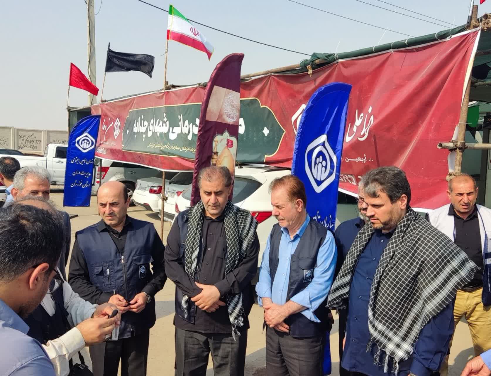 بازدید معاون فرهنگی وزیر تعاون، کار و رفاه اجتماعی  از موکب درمانی چذابه