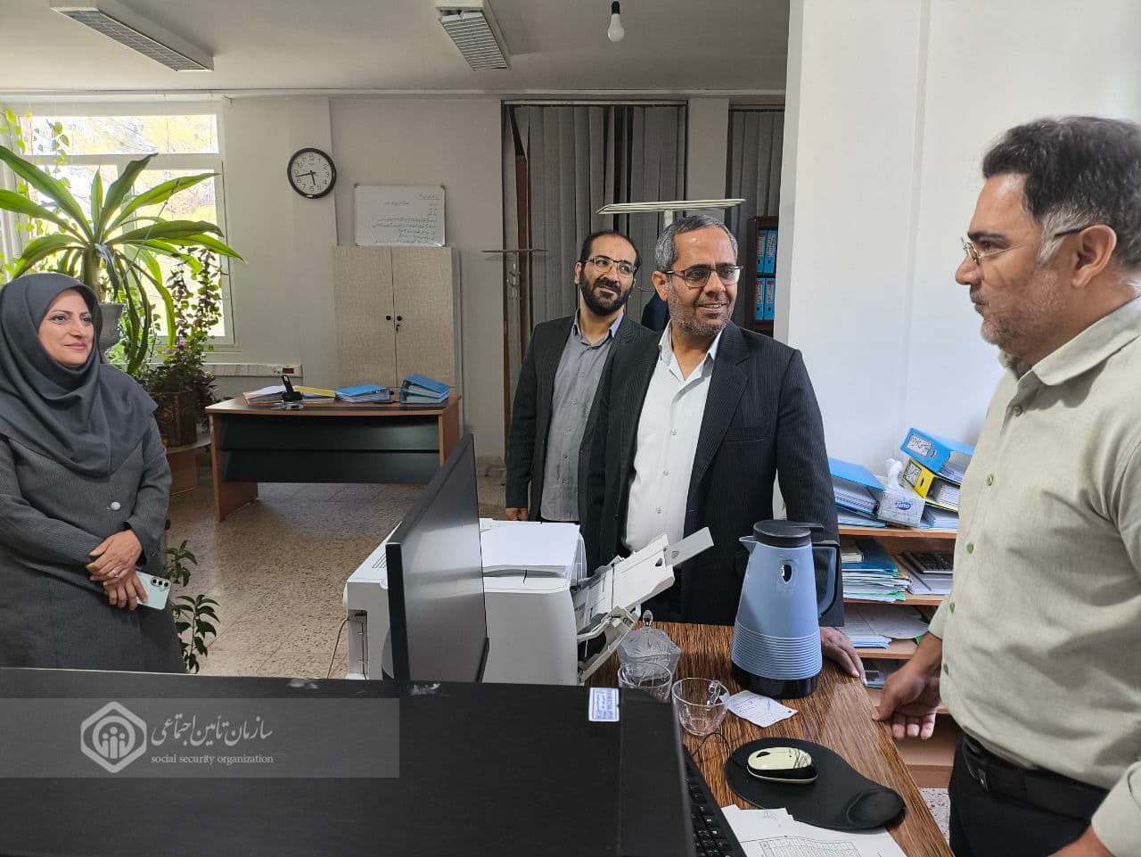 تاکید مدیرکل تأمین اجتماعی کرمان بر ارتقاء کیفیت خدمت‌رسانی در شعبه بافت
