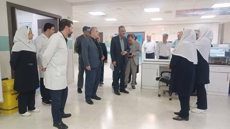 بازدید مدیرکل درمان مستقیم سازمان تأمین‌اجتماعی از بیمارستان‌های ملکی خوزستان