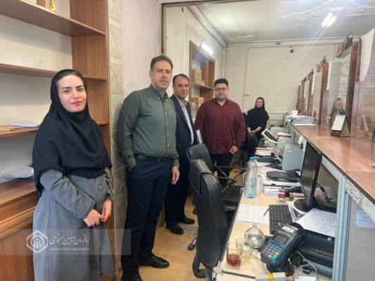 بازدید مدیرکل تامین‌اجتماعی قزوین از کارگزاری رسمی شعبه دو