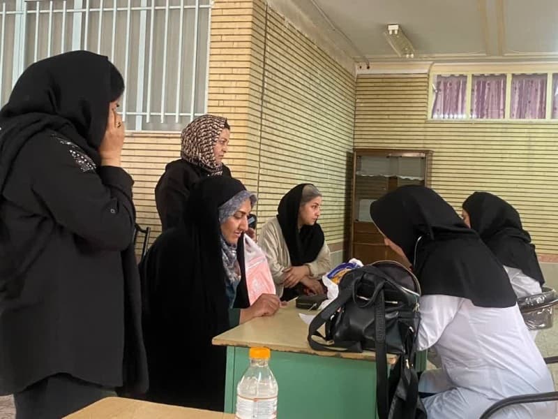 حضور تیم درمانی تأمین اجتماعی البرز در رویداد جهادی سلامت کرج