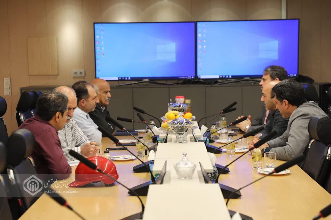 بازدید مدیران کل تأمیناجتماعی و تعاون خوزستان از شرکت ماشینسازی تاشا