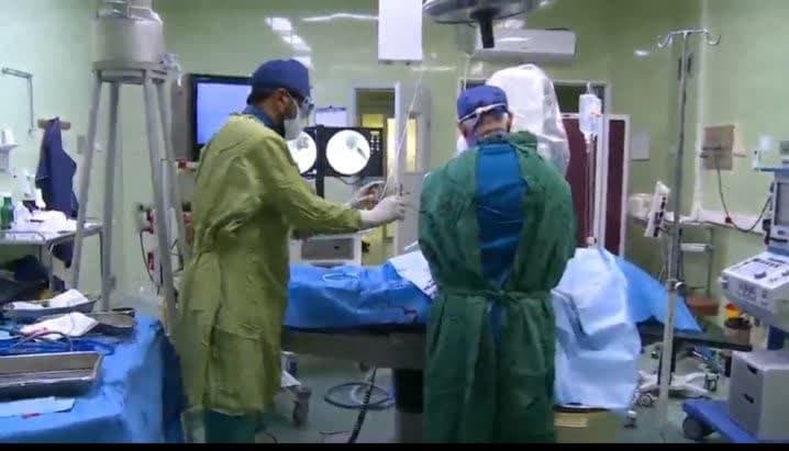 عمل جراحی پیشرفته پیسیانال در بیمارستان امام حسین (ع) زنجان