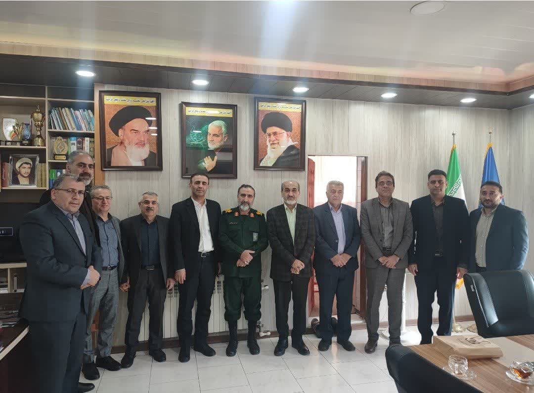 دیدار سرپرست اداره کل تأمیناجتماعی گلستان با فرمانده سپاه نینوا
