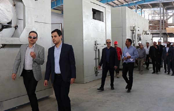 بازدید مدیران تاصیکو از پیشرفت نصب تجهیزات ایتالیایی در شیراز